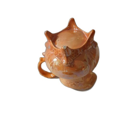 Lusterware Creamer or Milk Pitcher Peach ~Vintage~ - Picture 5 of 5